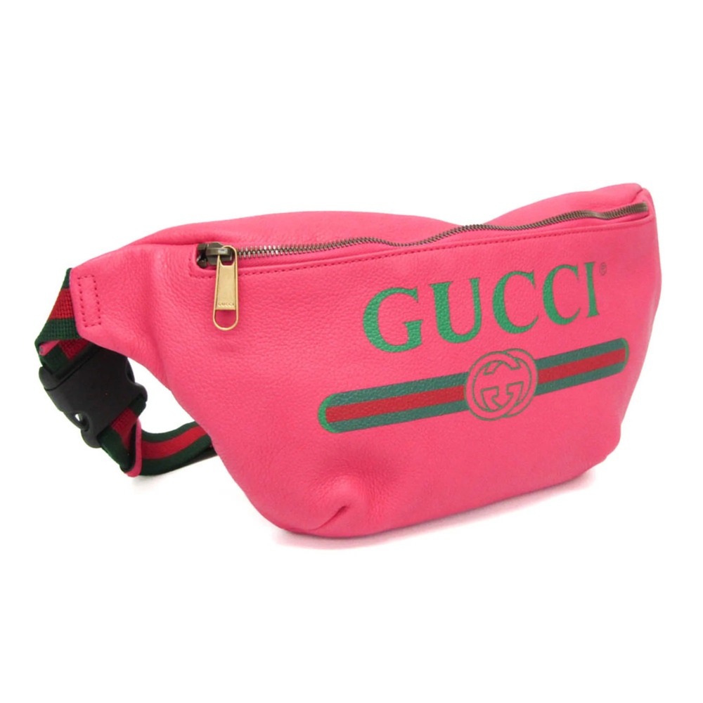 GUCCI Pink Leather Fanny Pack